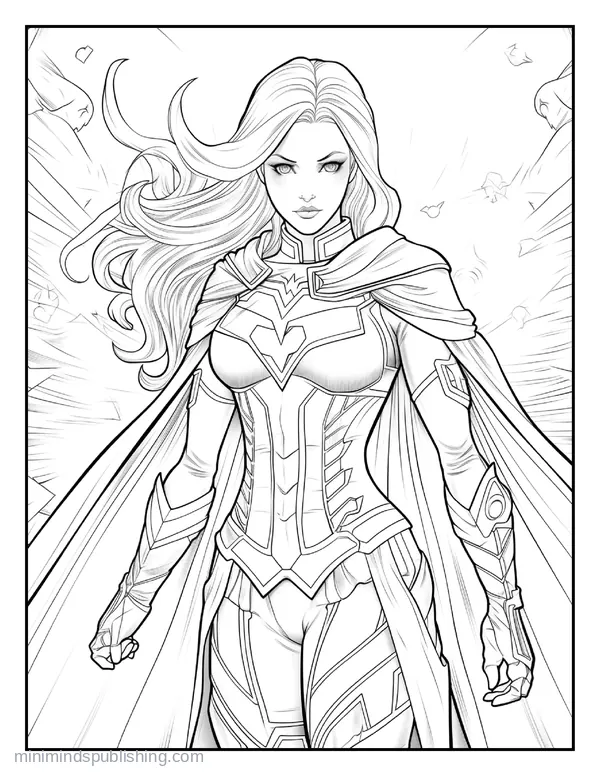 Anime Illustration Page 14 — free printable anime coloring page