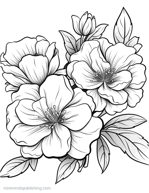 Botanical Garden Page 8 — free printable flowers coloring page