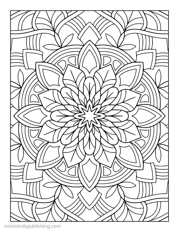Zen Mandala Page 10 — free printable mandalas coloring page