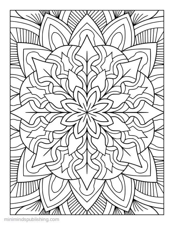 Zen Mandala Page 12 — free printable mandalas coloring page
