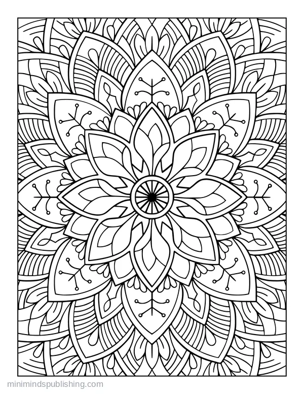 Zen Mandala Page 14 — free printable mandalas coloring page