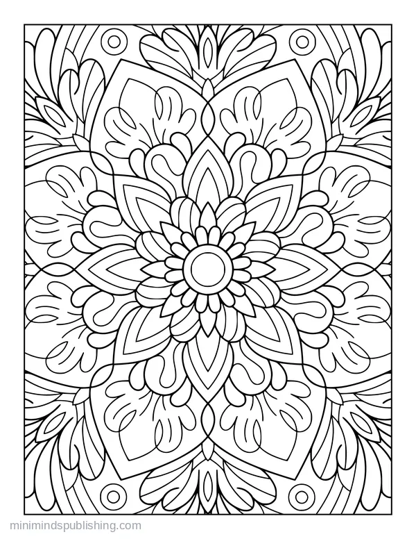 Zen Mandala Page 16 — free printable mandalas coloring page