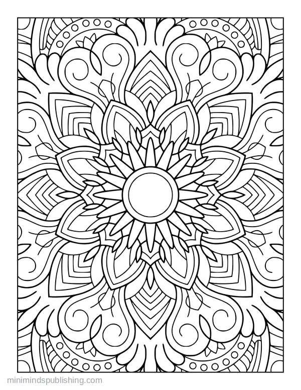 Zen Mandala Page 17 — free printable mandalas coloring page