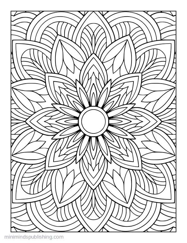 Zen Mandala Page 18 — free printable mandalas coloring page