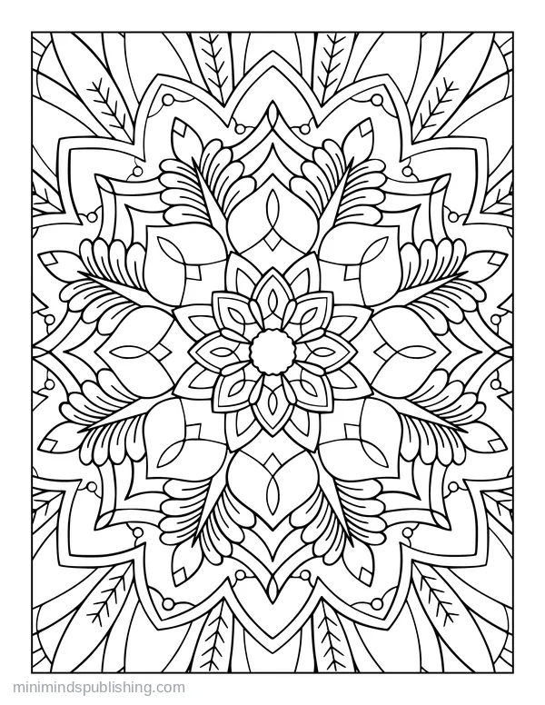Zen Mandala Page 2 — free printable mandalas coloring page