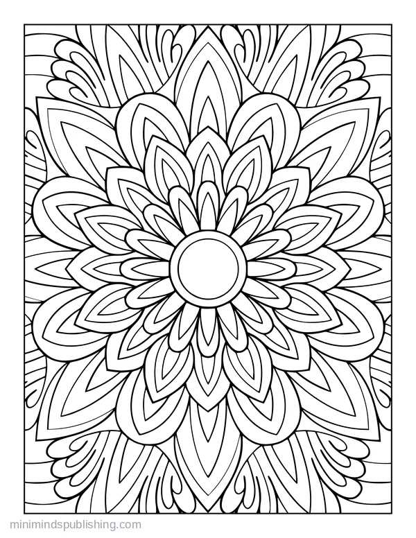 Zen Mandala Page 20 — free printable mandalas coloring page