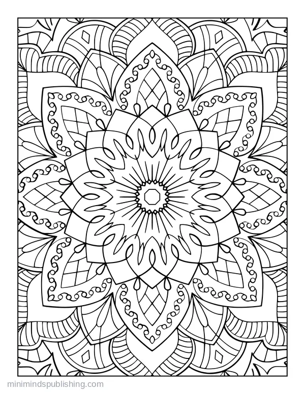 Zen Mandala Page 5 — free printable mandalas coloring page