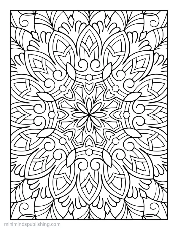 Zen Mandala Page 7 — free printable mandalas coloring page