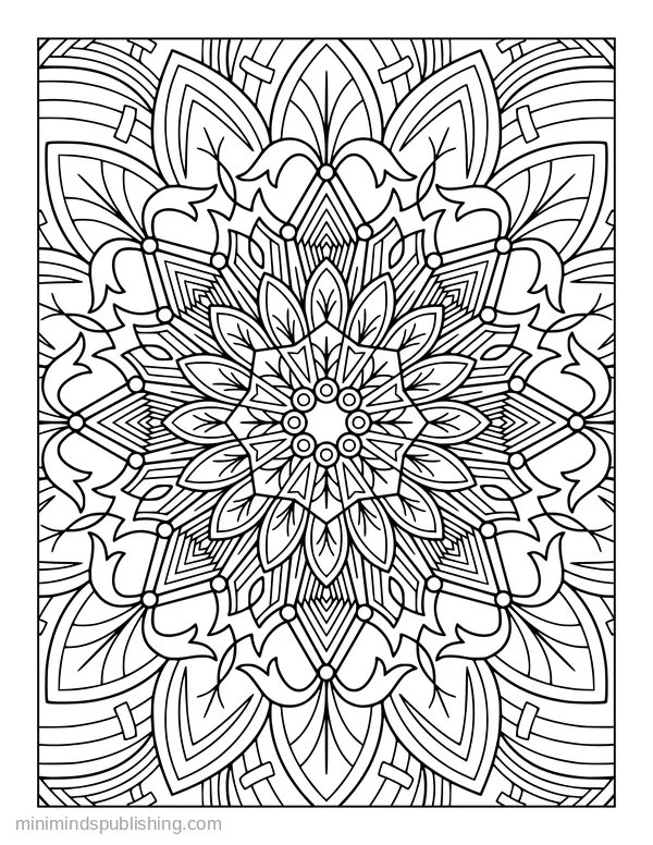Zen Mandala Page 8 — free printable mandalas coloring page