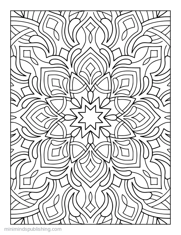 Zen Mandala Page 9 — free printable mandalas coloring page