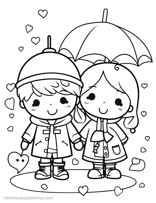 Romance Page 14 — free printable romance coloring page