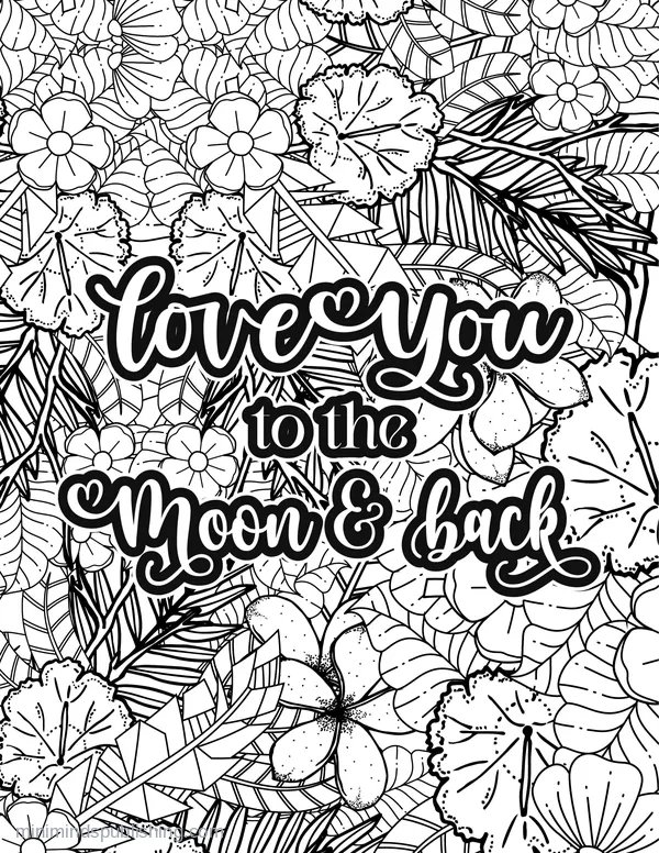 Romance Page 17 — free printable romance coloring page