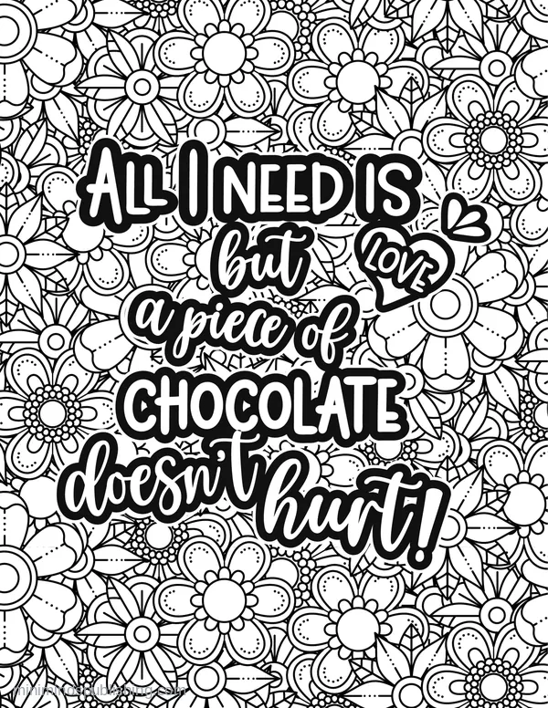 Romance Page 18 — free printable romance coloring page
