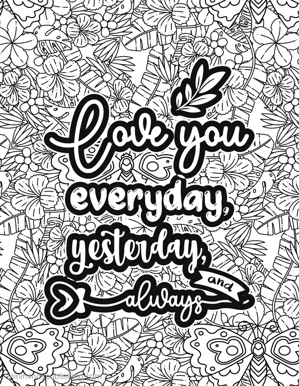 Romance Page 22 — free printable romance coloring page