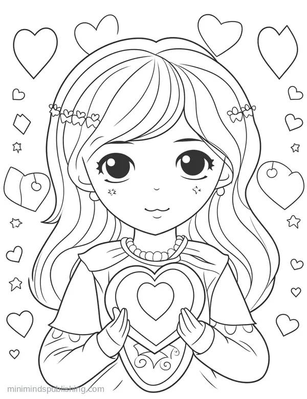Romance Page 7 — free printable romance coloring page