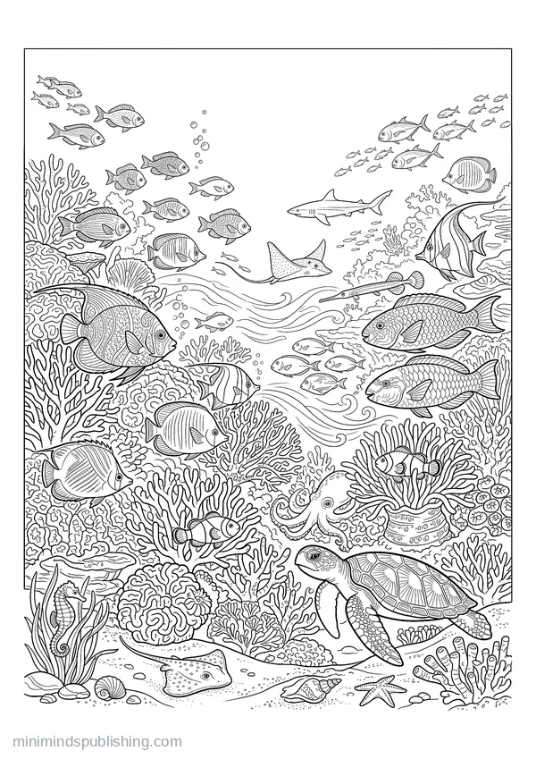 Under the Sea coloring page