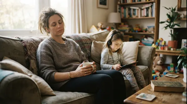 Before You Fix Your Child's Screen Time, Check Your Own Stress