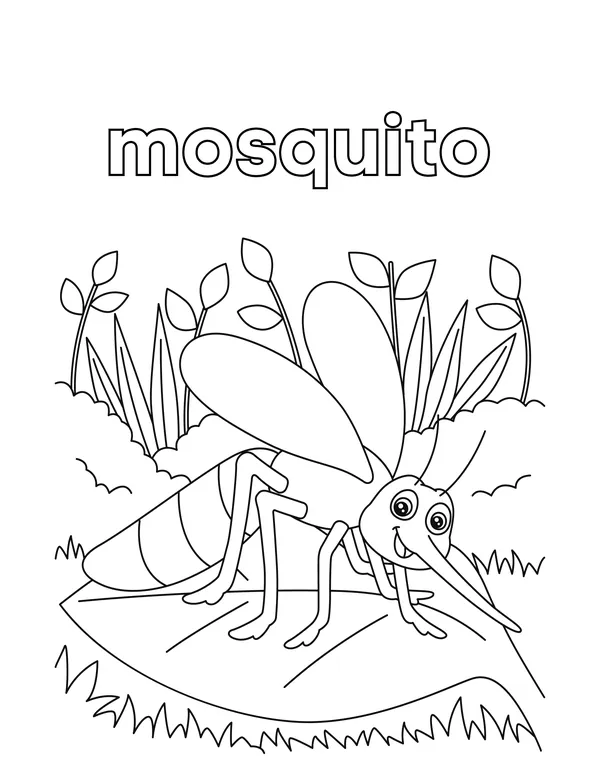 Cute Animals 4 — free printable cute animals coloring page