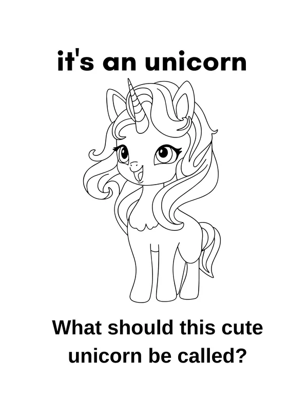 Unicorn and Dino 5 — free printable unicorns & dinosaurs coloring page
