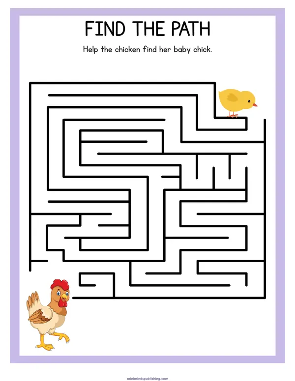 Animal Activities 12 — free printable animal activities activity sheet for ages 3-6