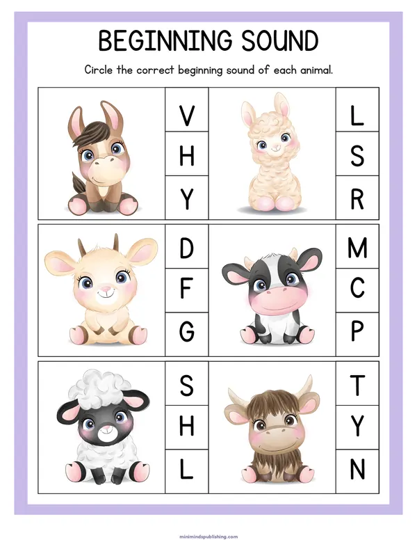 Animal Activities 16 — free printable animal activities activity sheet for ages 3-6