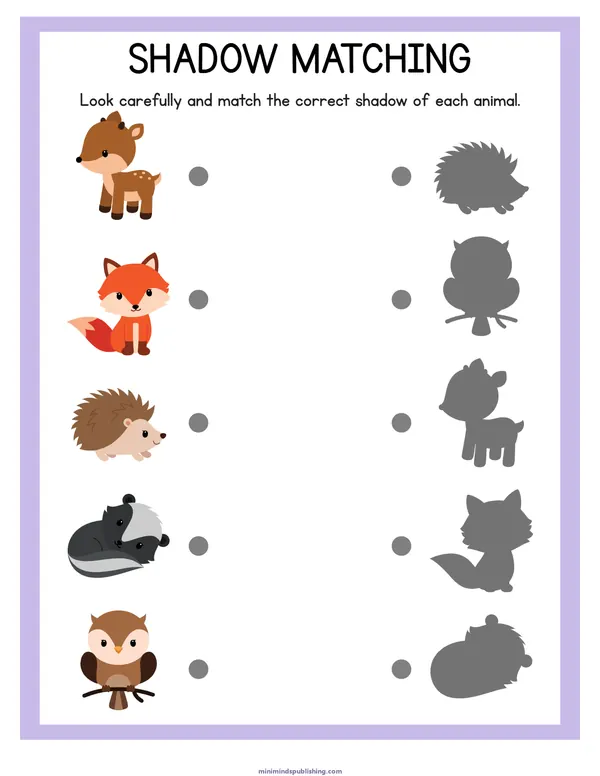 Animal Activities 17 — free printable animal activities activity sheet for ages 3-6