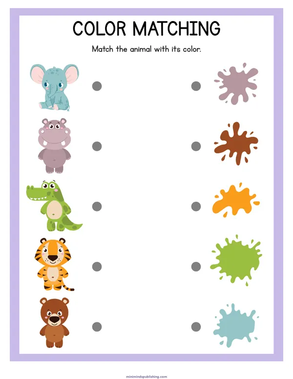 Animal Activities 19 — free printable animal activities activity sheet for ages 3-6