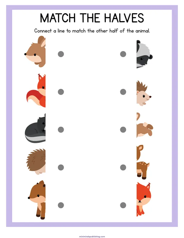 Animal Activities 22 — free printable animal activities activity sheet for ages 3-6