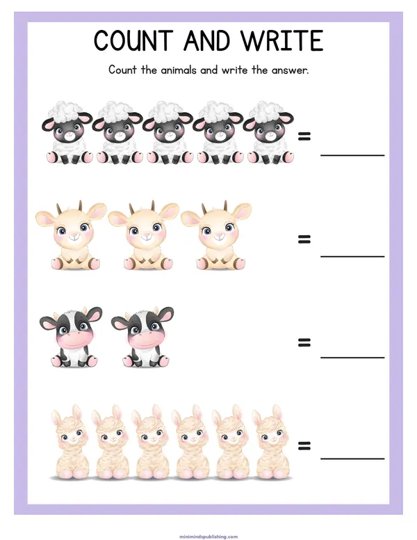 Animal Activities 26 — free printable animal activities activity sheet for ages 3-6