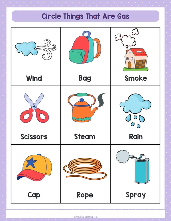 Circle the Animals 4 — free printable circle the animals activity sheet for ages 3-7