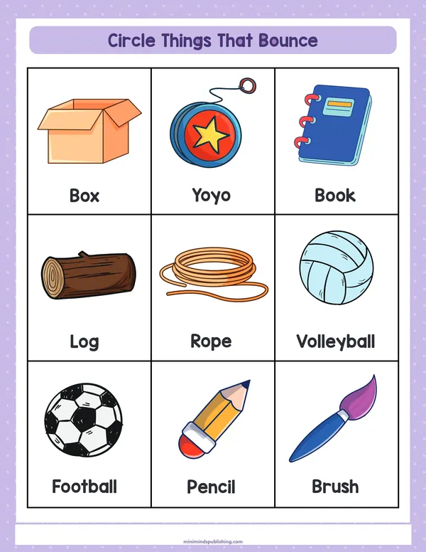 Circle the Animals 11 — free printable circle the animals activity sheet for ages 3-7