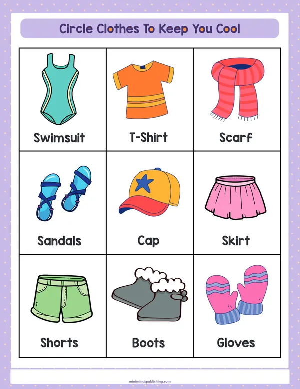 Circle the Animals 28 — free printable circle the animals activity sheet for ages 3-7