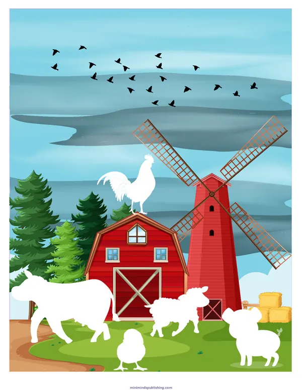 Cut and Paste 5 — free printable cut and paste activity sheet for ages 3-6