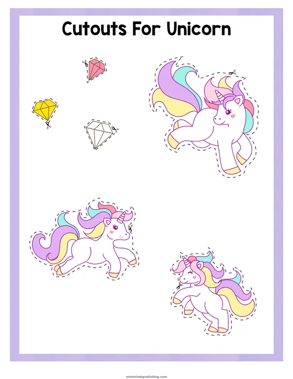 Cut and Paste 12 — free printable cut and paste activity sheet for ages 3-6