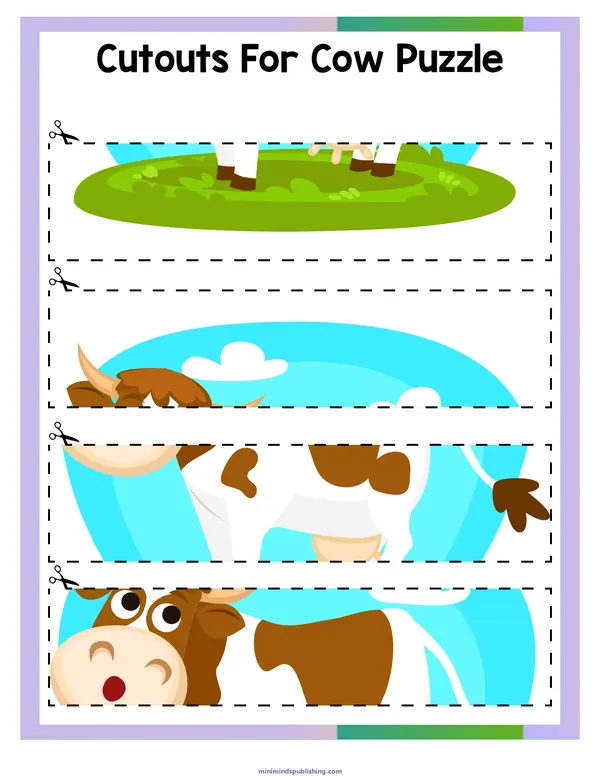Cut and Paste 24 — free printable cut and paste activity sheet for ages 3-6