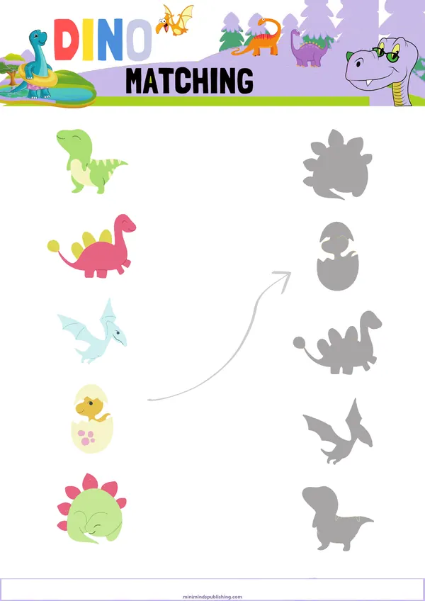 Dinosaur Activities 13 — free printable dinosaur activities activity sheet for ages 4-7