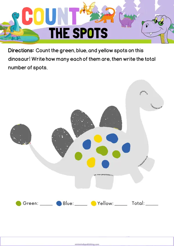 Dinosaur Activities 16 — free printable dinosaur activities activity sheet for ages 4-7
