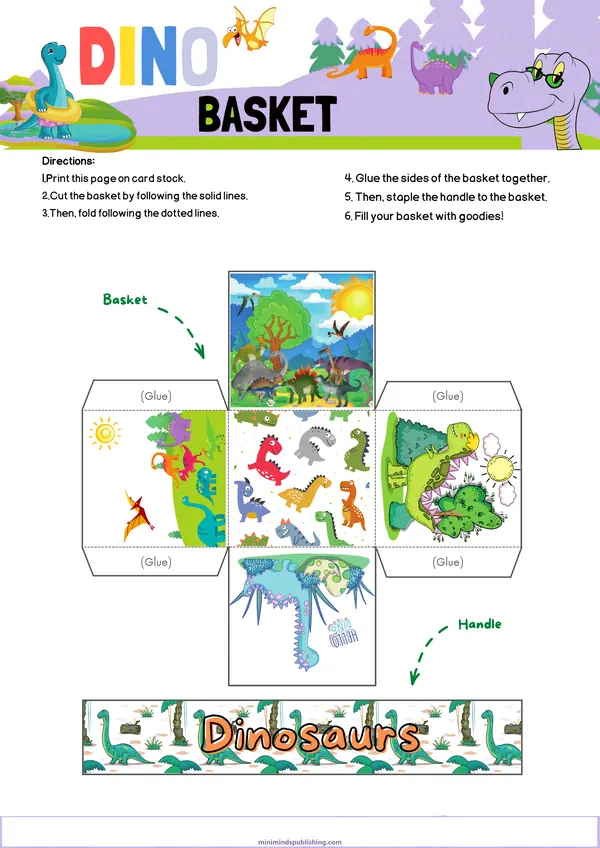 Dinosaur Activities 20 — free printable dinosaur activities activity sheet for ages 4-7