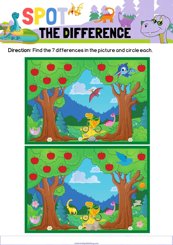 Dinosaur Activities 25 — free printable dinosaur activities activity sheet for ages 4-7