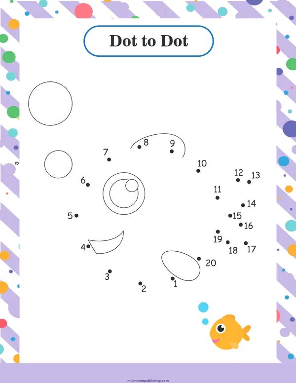 Dot to Dot 11 — free printable dot to dot activity sheet for ages 3-6