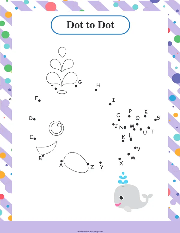 Dot to Dot 16 — free printable dot to dot activity sheet for ages 3-6