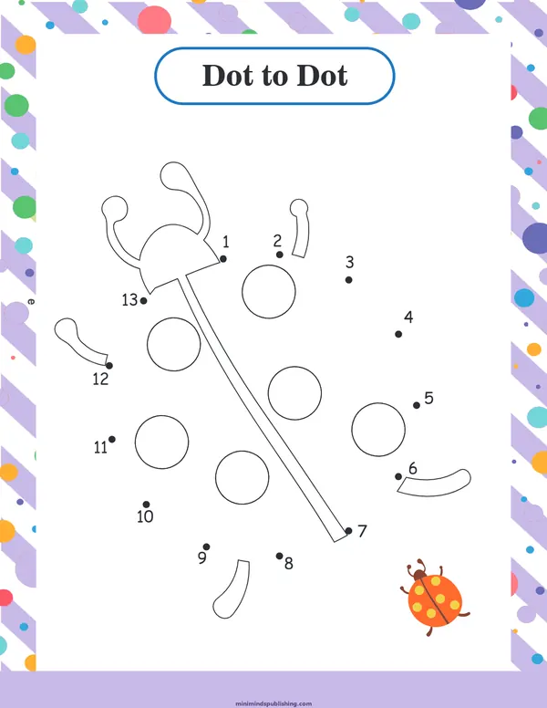Dot to Dot 20 — free printable dot to dot activity sheet for ages 3-6