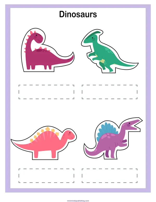 Finger Puppets 8 — free printable finger puppets activity sheet for ages 3-7