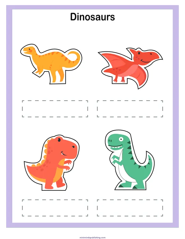 Finger Puppets 9 — free printable finger puppets activity sheet for ages 3-7