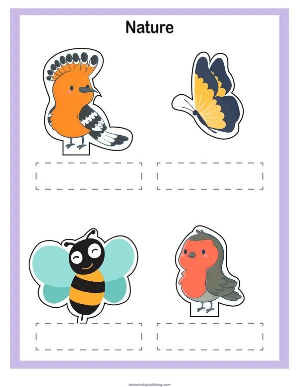Finger Puppets 15 — free printable finger puppets activity sheet for ages 3-7