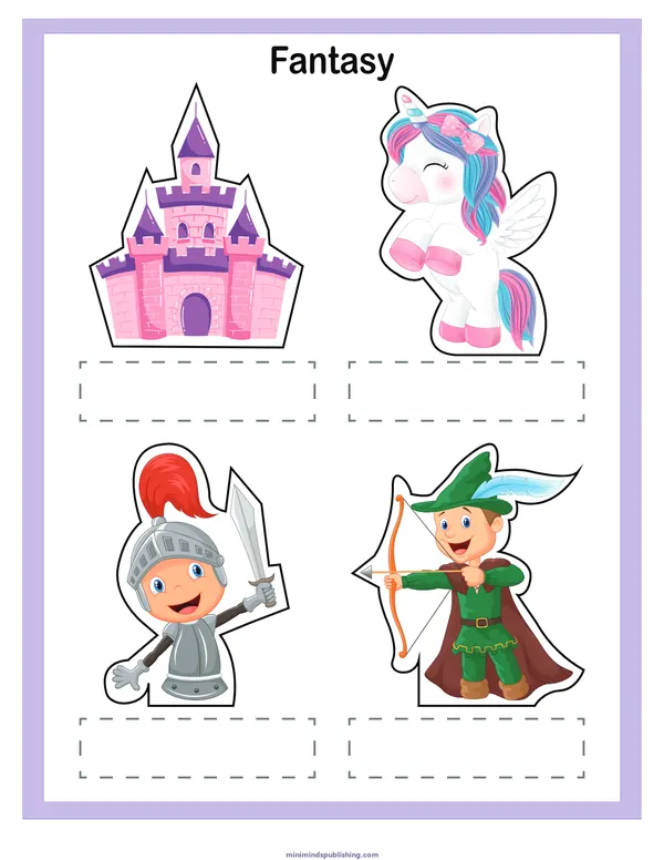 Finger Puppets 17 — free printable finger puppets activity sheet for ages 3-7