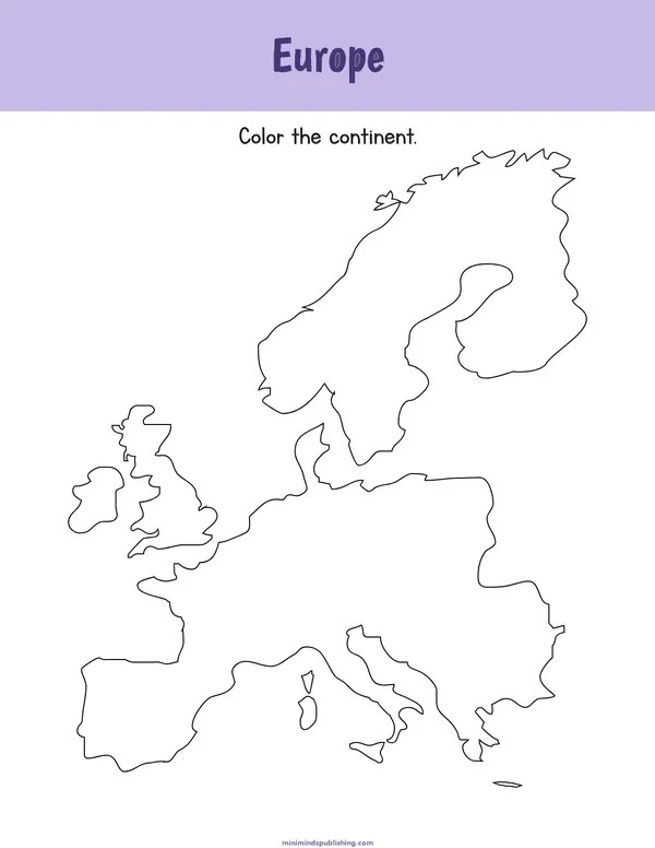 Geography 3 — free printable geography activity sheet for ages 5-9