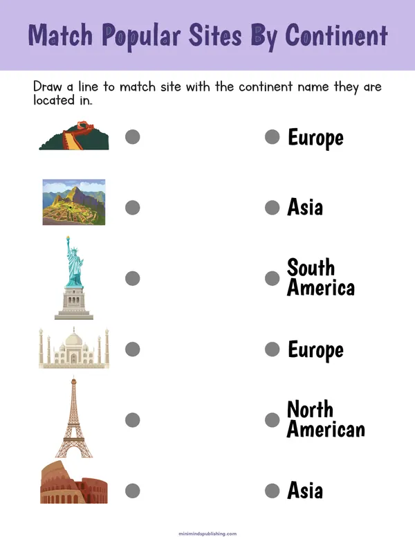 Geography 19 — free printable geography activity sheet for ages 5-9