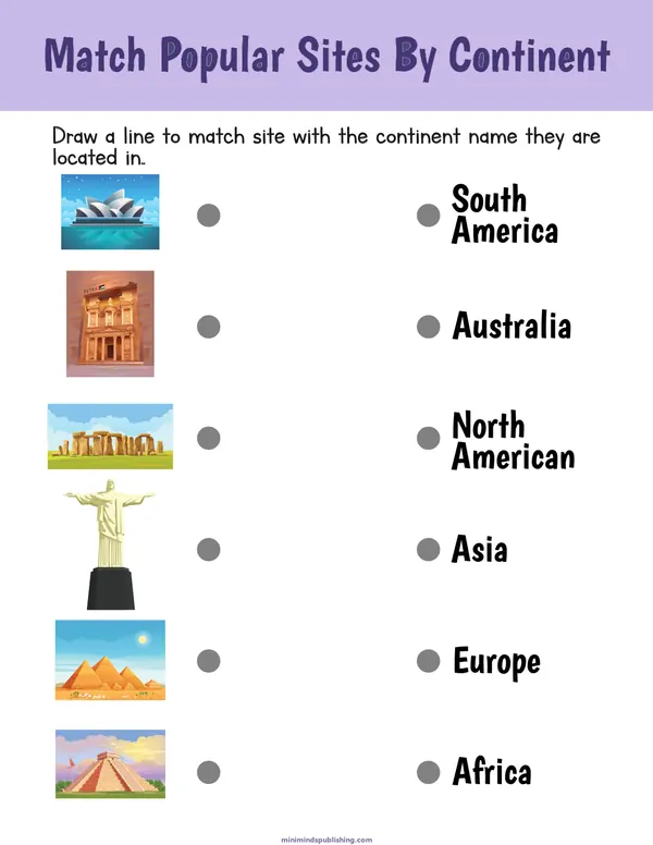Geography 20 — free printable geography activity sheet for ages 5-9
