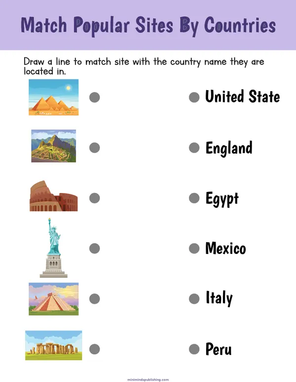 Geography 21 — free printable geography activity sheet for ages 5-9